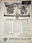 Clinton Engines Series VS-2100-3000 Gem General Specifications Parts List. Fixed Price $16.99.