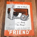 Vintage Friend Farm Pump Sprayer Advertising Sales Brochure. Fixed Price $19.95.
