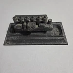 Vintage Fairbanks Morse 180 Hp Marine Diesel Engine Scale Model Paperweight. Fixed Price $100.00.