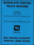Maytag Gas Motor Engine Service Book Parts Manual & Serial # List Model 92 82 72. Fixed Price $12.85.