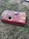 Hercules Stationary Engine Gas Tank And Hood. Fixed Price $250.00.