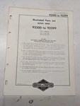 Briggs & Stratton Illustrated Engine Repair Parts List Book Manual 92500-92599. Fixed Price $14.56.