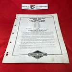 Briggs Stratton Illustratd Parts List 23D-B 23D-FB 23D-R6D MS-4705-81. Fixed Price $19.99.