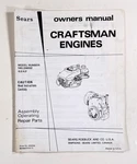 1971 Sears Hp Craftsman Engines Assembly & Owner's Manual #143.226032 Original. Fixed Price $7.03.