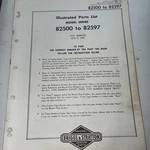 Briggs & Stratton Engine Models 82500 82597 Illustrated Parts Catalog List. Fixed Price $15.82.