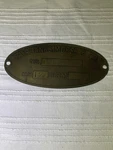 Fairbanks Morse & Co Type H Stationay Engine Name Plate Emblem Badge Insignia. Fixed Price $60.00.