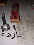 Briggs Stratton Engine Connecting Rod W/ Dipper, Lockplate Part# 291232 Nos Oem. Fixed Price $14.00.