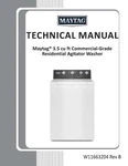 Maytag MVWP586GW0 Washer Service Repair Manual Paperback. Fixed Price $28.99.