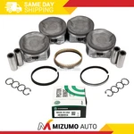 Pistons W/ Rings Fit 05-15 Toyota Tacoma 2.7L Dohc 2TRFE. Fixed Price $149.95.