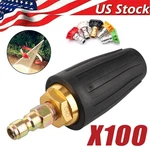 4.0GPM High Pressure Washer Rotating Turbo Nozzle Spray Tip 4000PSI 1/4" Quick. Fixed Price $573.66.