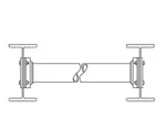 Werner Aluminum Stage Single Rung Replacement Kit #23-28. Fixed Price $70.95.