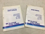 New Wisconsin Parts Manual And Repair Set- -for Models W1-185V/W1-145V. Fixed Price $29.95.