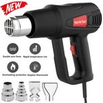 2000W Heat Gun Hot Air Dual Temperature Settings + 4 Nozzles High Power Tool. Fixed Price $22.69.