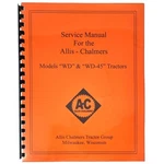 Allis Chalmers WD45 Service Manual. Fixed Price $19.99.