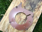 Wisconsin Engine S-10D S-12D S-14D Backplate For Flywheel Shroud SE-301. Fixed Price $19.00.