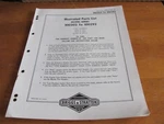Briggs & Stratton MS-4430-46 Model 100202-100293 Part List. Fixed Price $9.99.