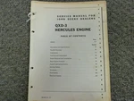 John Deere Hercules QXD-3 Engine Shop Service Repair Manual Book. Fixed Price $94.18.