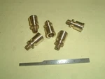 (5) 3/8" Mini Model Hit & Miss Gas Engine Or Steam Brass Oil Cups. Fixed Price $30.00.