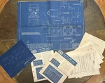 Vintage 1940S The Oilgear Co Milwaukee Wi Blueprints Brochures Pricing. Fixed Price $29.00.