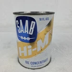 Vintage Saab Hi-m Oil Concentrate Full Can 18 Oz 1966 Automotive Collectible. Fixed Price $26.69.