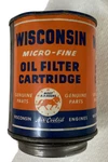 Wisconsin Oil Filter Cartridge RV-29 Nos. Fixed Price $40.00.