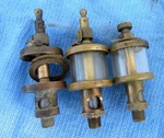 Vintage Brass Hit Miss Oiler Lubricators Lot Of 3 Michigan. Fixed Price $74.99.