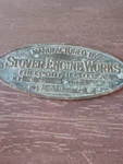 Stover Engine Works Manufacturing Serial Plate From Stationary Plaque. Fixed Price $25.00.