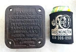 Name Plate Cover 2HP Ihc Vertical Famous Hit Miss Engine Cast Iron Part GA1577. Fixed Price $139.99.
