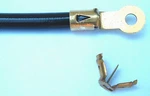 Antique Gas Engine Hit Miss Spark Plug Ignition Wire Black / Brass Loop. Fixed Price $7.00.