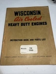 Vintage Wisconsin Thd Engine Instruction Book & Parks List MM-277-C. Fixed Price $50.50.