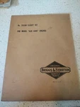 Briggs And Stratton Gasket Kit 293300 Nos Oem. Fixed Price $20.00.