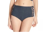 L*space Antique Denim Tigress Reversible Bikini Bottoms Women's Sz L1736. Fixed Price $73.80.