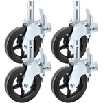 Vevor Heavy Duty Scaffolding Rubber Swivel Caster 8" X 2" W/ Dual Locking 4 Pack. Fixed Price $69.99.