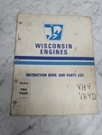 Teledyne Wisconsin Motor MM-274-C Engine Instruction Manual Parts List VH4D. Fixed Price $18.36.