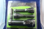 Enercell. Led Flashlight Combo Pack 1 Large 2 Medium, Keychain. Fixed Price $10.00.