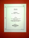 Briggs & Stratton Engine Models NSPR-1.6 NSPR-6 Parts Manual. Fixed Price $7.00.