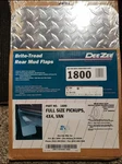 Nos Dee Zee Model# 1800 Pair Alum Rear Mud Flaps * Full Size Pickups 4X4 Vans. Fixed Price $28.00.