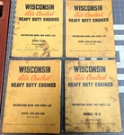 (18)WISCONSIN Engine Instruction Book & Parts List Manual MM-265-D Others D1S4. Fixed Price $250.00.