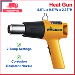 Spraytech HT1000 Heat Gun, 2 Temp Settings 750 F/1000 For Paint, Pipe Thawing. Fixed Price $35.08.