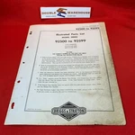 Briggs Stratton Illustrated Parts List 92500-92599 MS-5422-46. Fixed Price $14.99.