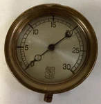 Vintage Antique Ashcroft Boiler Gauge Steampunk Brass 5-3/8 Gage. Fixed Price $59.47.