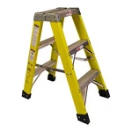 Titan 3000 Ft. Fiberglass Double Ladder - 300LB Capacity Type 1A Ex Heavy Duty. Fixed Price $135.00.