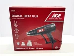 New - Ace Digital Heat Gun 12.5 Amps, 1500 W, 120 V, 2SPD, Led Display, 2195295. Fixed Price $37.95.