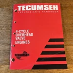 Tecumseh Cycle Overhead Valve Engines Manual Oem 695244A 7/98. Fixed Price $9.99.