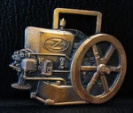 Fairbanks Morse Model Z Hit & Miss Farm Engine Metal Pocket Watch Fob 62. Fixed Price $32.99.