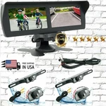 4.3" Double Screens Vehicle Security System + 2X Waterproof Night Vision Cam 95K. Fixed Price $89.00.