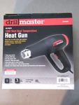 Drill Master 1500 Watt Dual Temperature Heat Gun Two Settings 120 Volts New. Fixed Price $22.95.