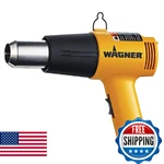 Wagner Spraytech 0503008 HT1000 Heat Gun, 2 Temp Settings 750 & F, Great. Fixed Price $40.47.