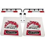 Semi Truck Straight Bar Mud Hanger Bracket 24X24 Flaps Alum Reflector. Fixed Price $128.99.