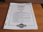 Briggs & Stratton MS-4195-97 Illust. Parts List Models 80500-80597 81500-81597. Fixed Price $9.99.